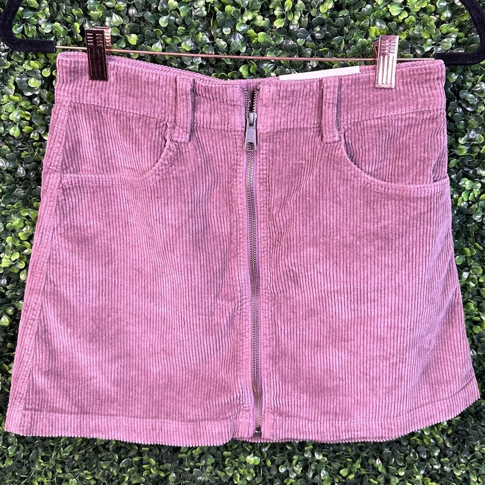 Amwrican eagle corduroy‎  hi rise a line skirt nwt
